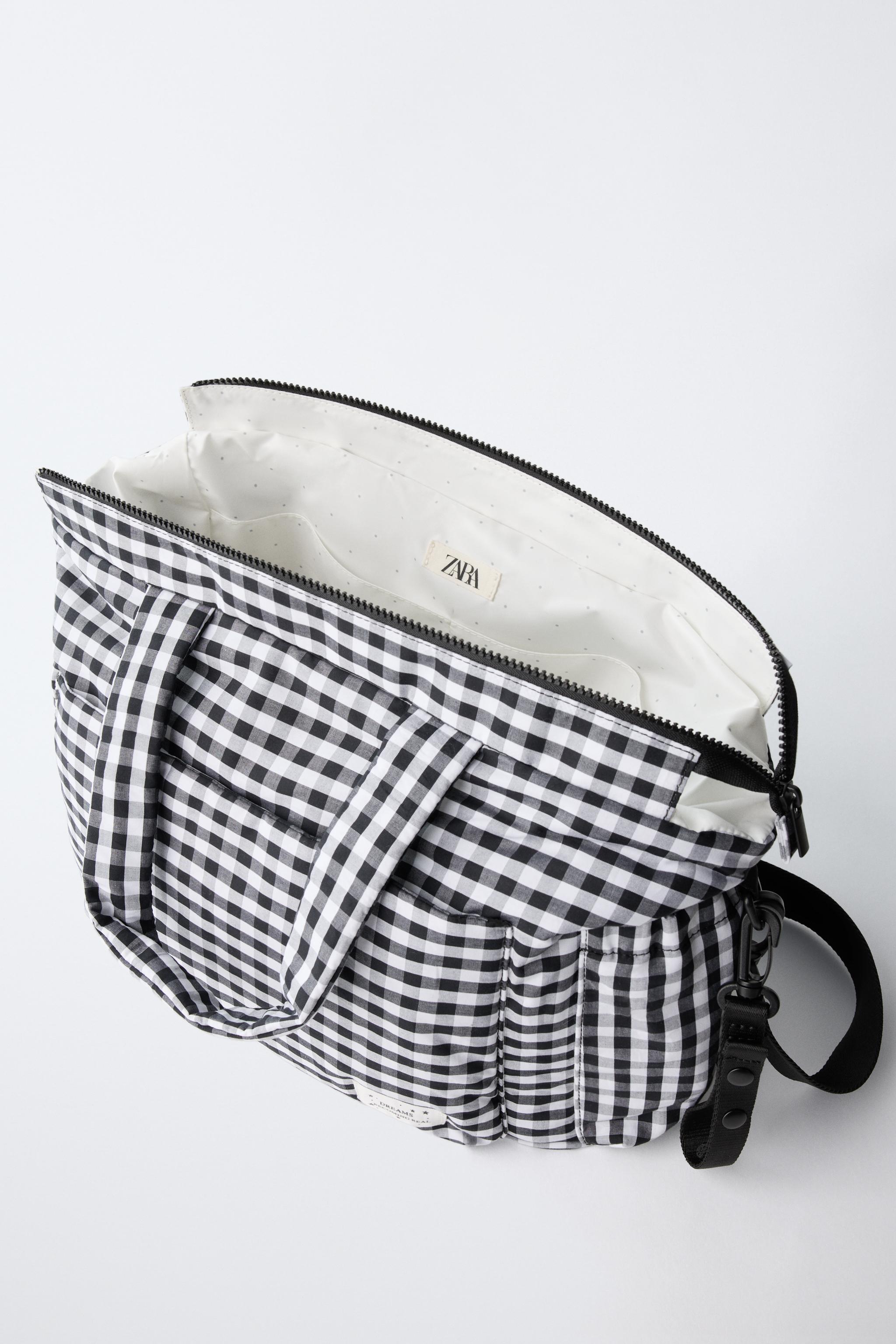 SAC MATERNITÉ À CARREAUX
